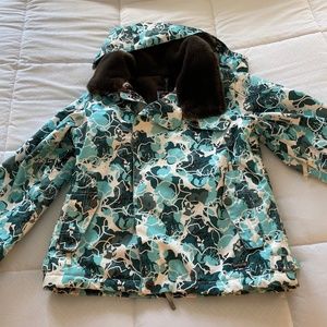 Women's Burton Andy Warhol Teal Snowboard Jacket